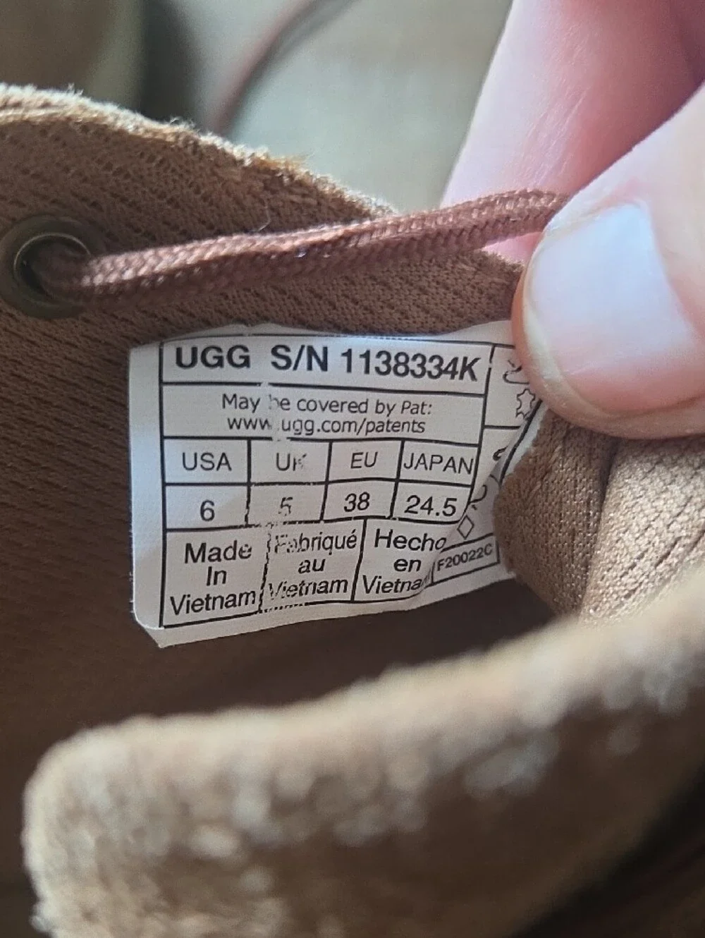 UGG Kids' Chestnut Suede Sneakers with Cream Soles